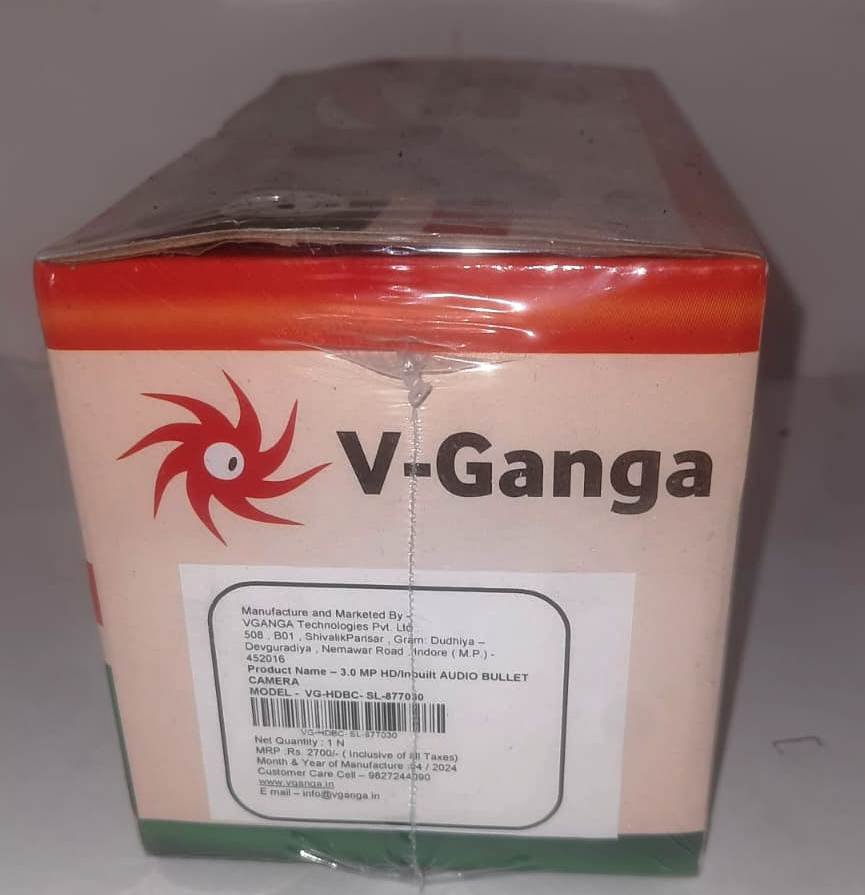 3.0 MP HD Audio Bullet Camera — V-Ganga Technologies